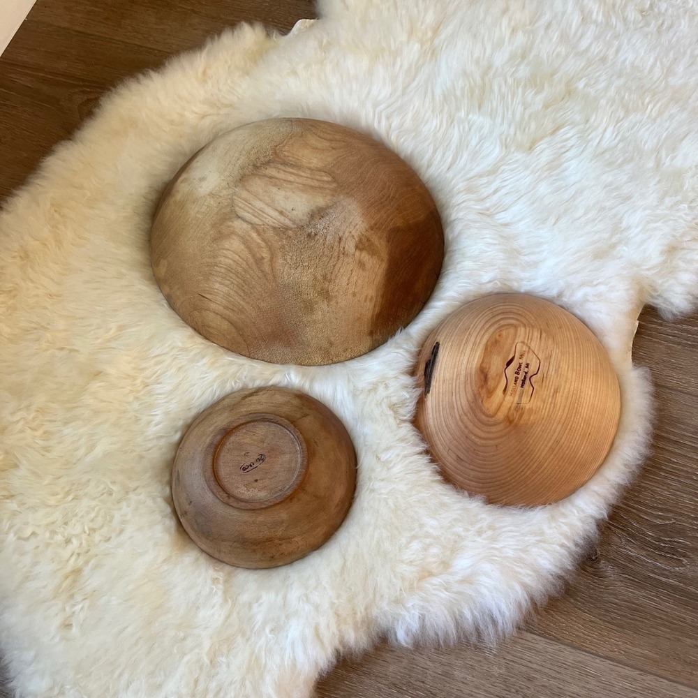 Vintage Wooden Bowls - Picture 4 of 6